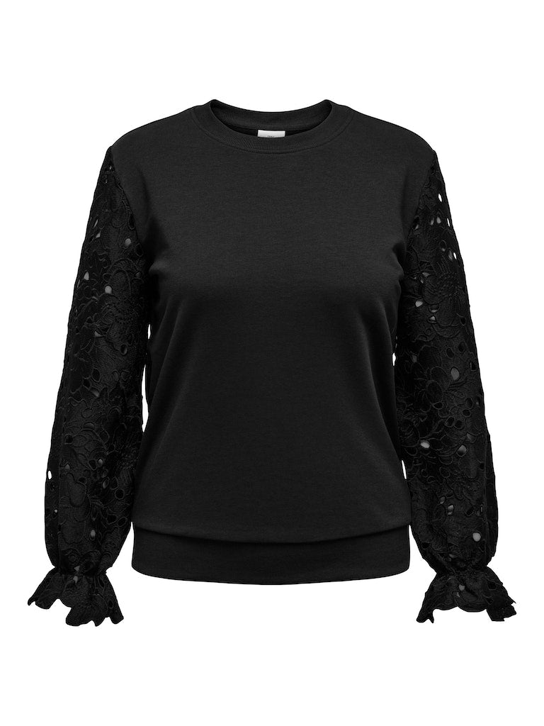 CARWANTED L/S SLEEVE LACE SWT