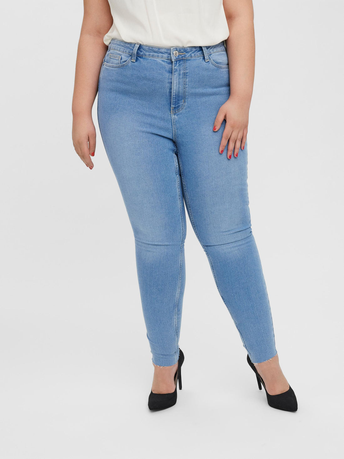 VmFaithlora HW Jeans-Pluspige