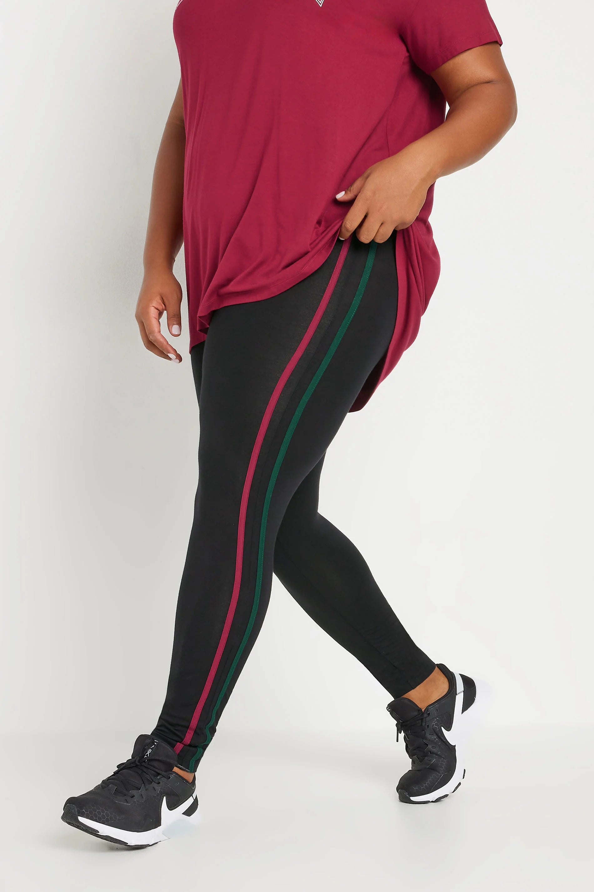 YoSide Stripe Active Leggings