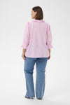 KCangli - Bluse med Anglaise Krave
