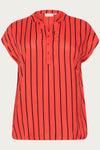 KCsida - Stribet Bluse