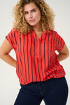KCsida - Stribet Bluse
