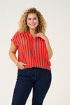 KCsida - Stribet Bluse
