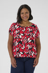 KCami Stanley Bluse med trykk