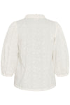 KCtenna - Bluse med broderie anglaise