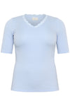 KComia - T-shirt med V-hals