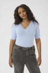 KComia - T-shirt med V-hals