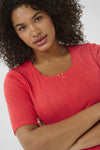KCvianna - Pointelle T-Shirt