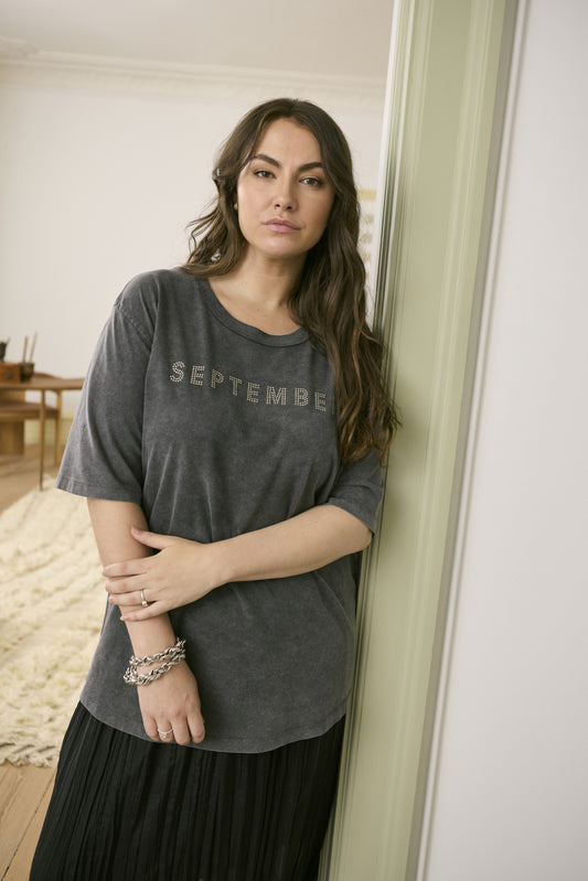 T-skjorte med nagler