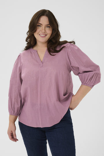 KCluisa - Bluse med 3/4 ermer