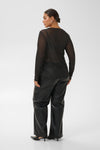 KCmira - Mesh Bluse med Nitter
