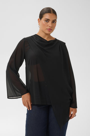 KCeliana - Asymmetrisk Bluse