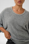 KCbettie - Pullover med Perledetaljer