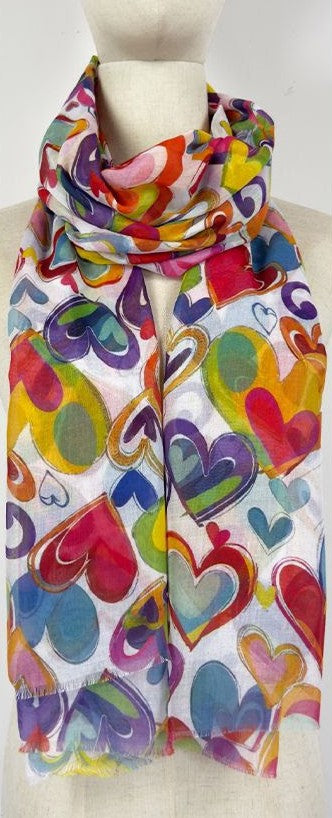 Update Tørklæde - Hjerter