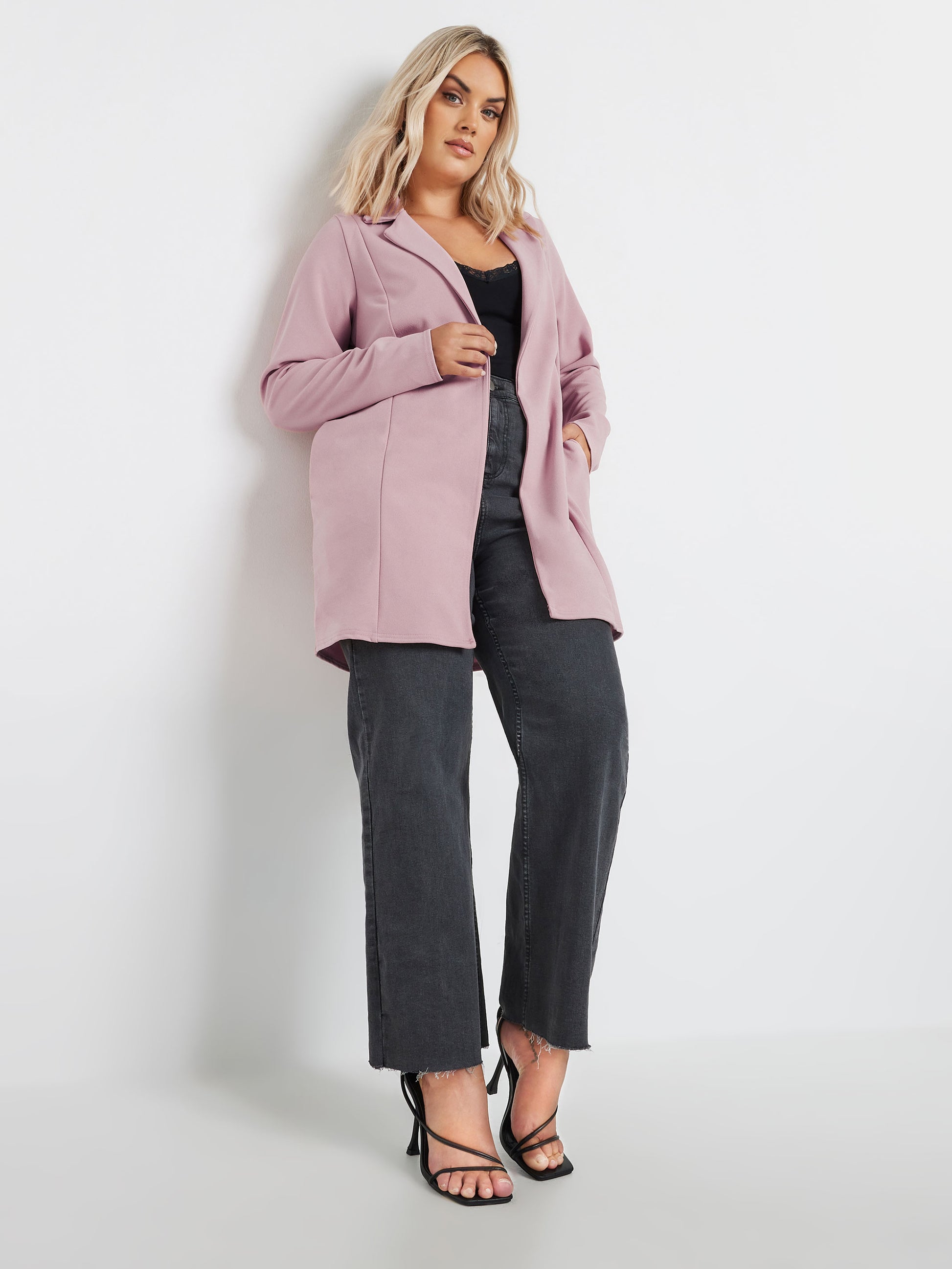 YoDUSTY PINK BLAZER