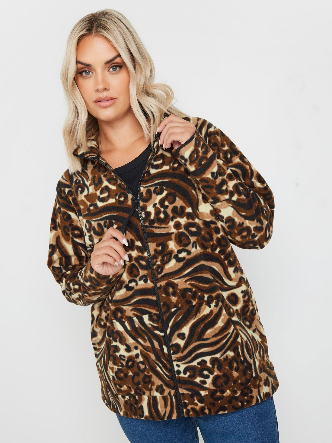 YoEPP Poly Fleece Leo Zebra Mix