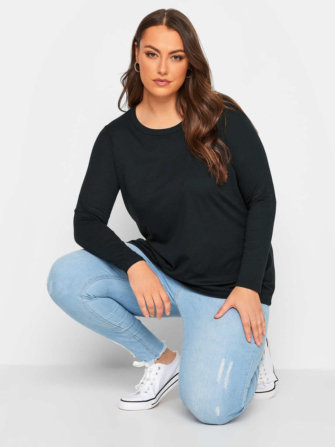 YoCore Basic Ls Scoop Neck T-Shirt