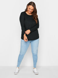 YoCore Basic Ls Scoop Neck T-Shirt