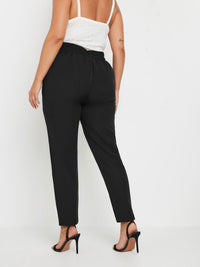 YoDarted Waist Tapered Trousers