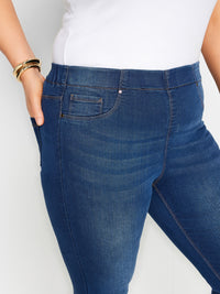 YoJENNY 28 JEGGING. MID BLUE