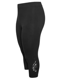 YoGuipure Lace Crop Legging