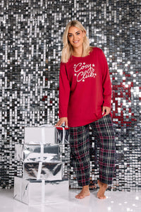 YoCOSY CLUB LS WIDE LEG PJ SET