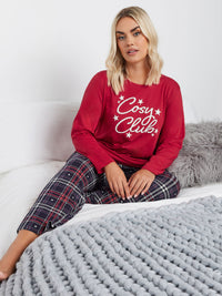 YoCOSY CLUB LS WIDE LEG PJ SET