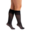 15 Denier Extra Wide Knee High Socks