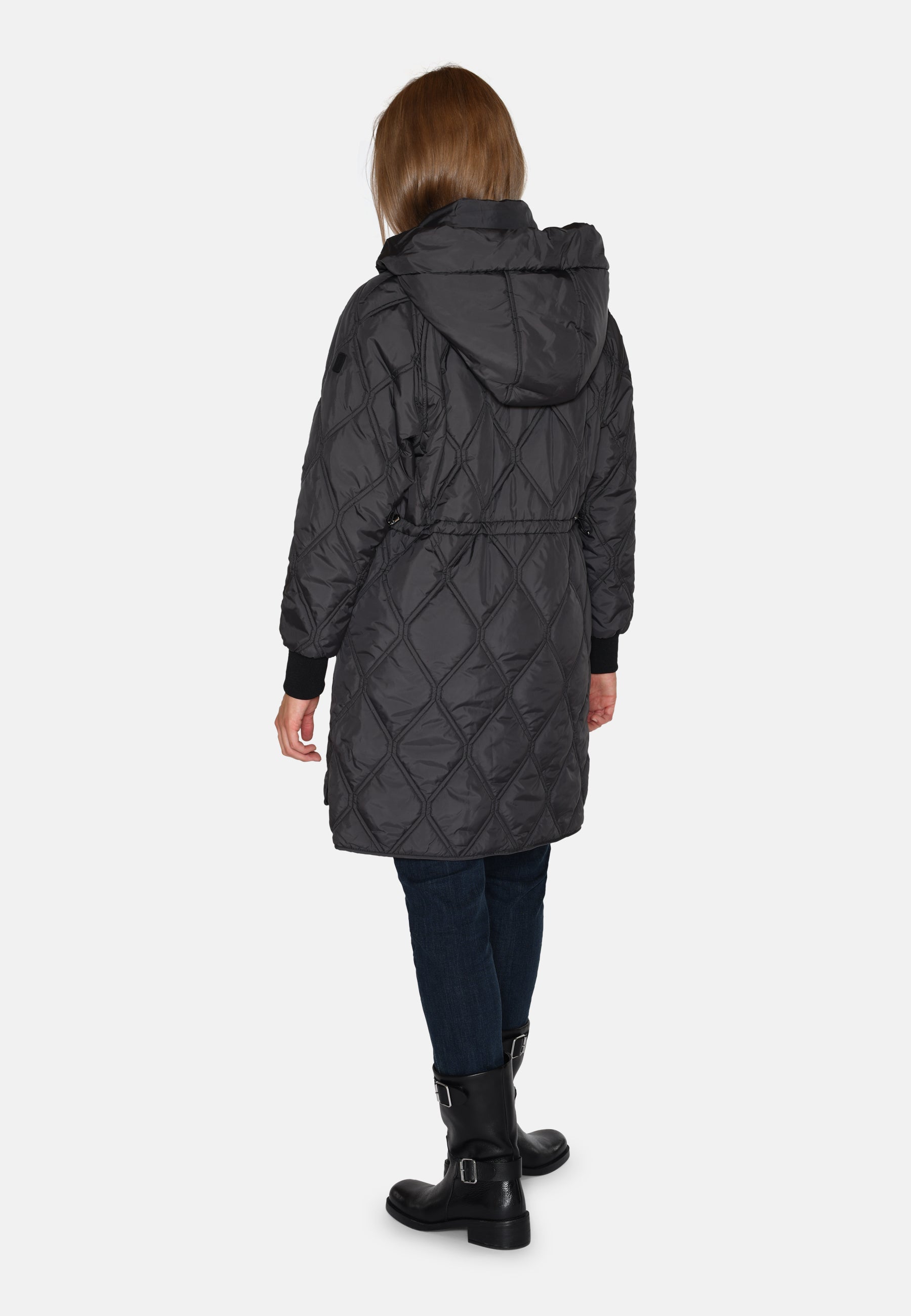 EtRECYCLED Quilt Jacket w hood