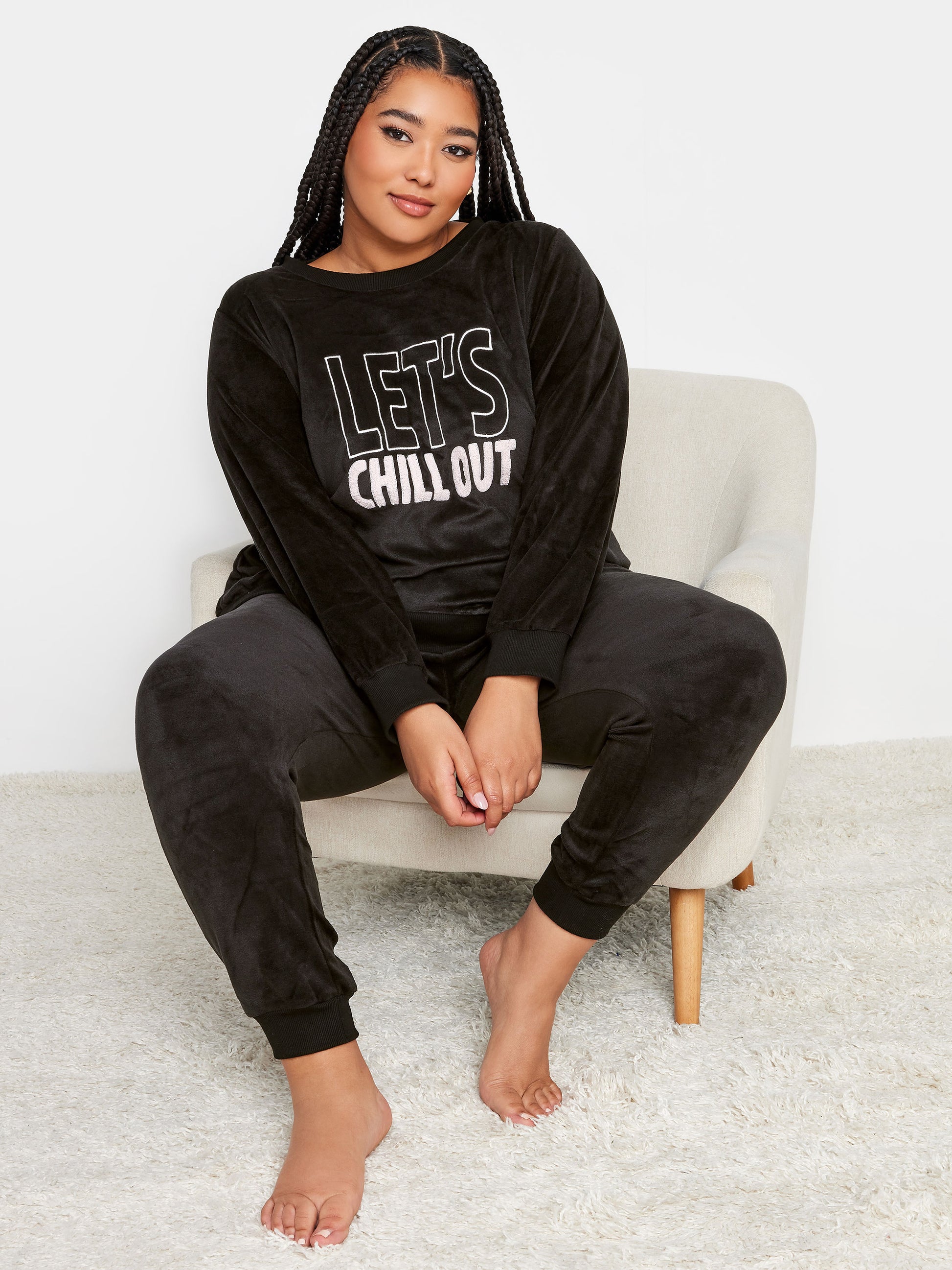 YoLETS CHILL OUT FLEECE LOUNGE SET