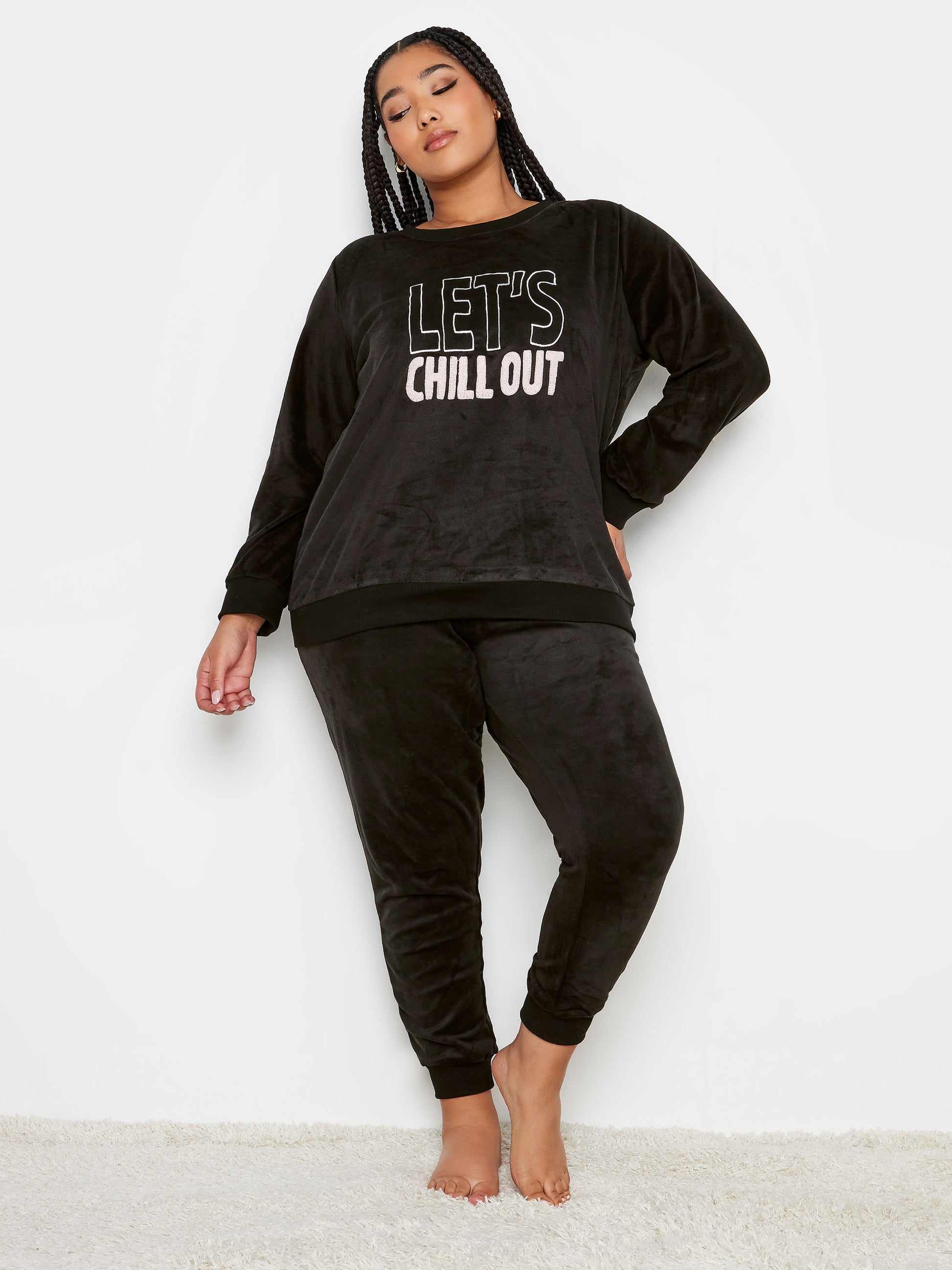 YoLETS CHILL OUT FLEECE LOUNGE SET