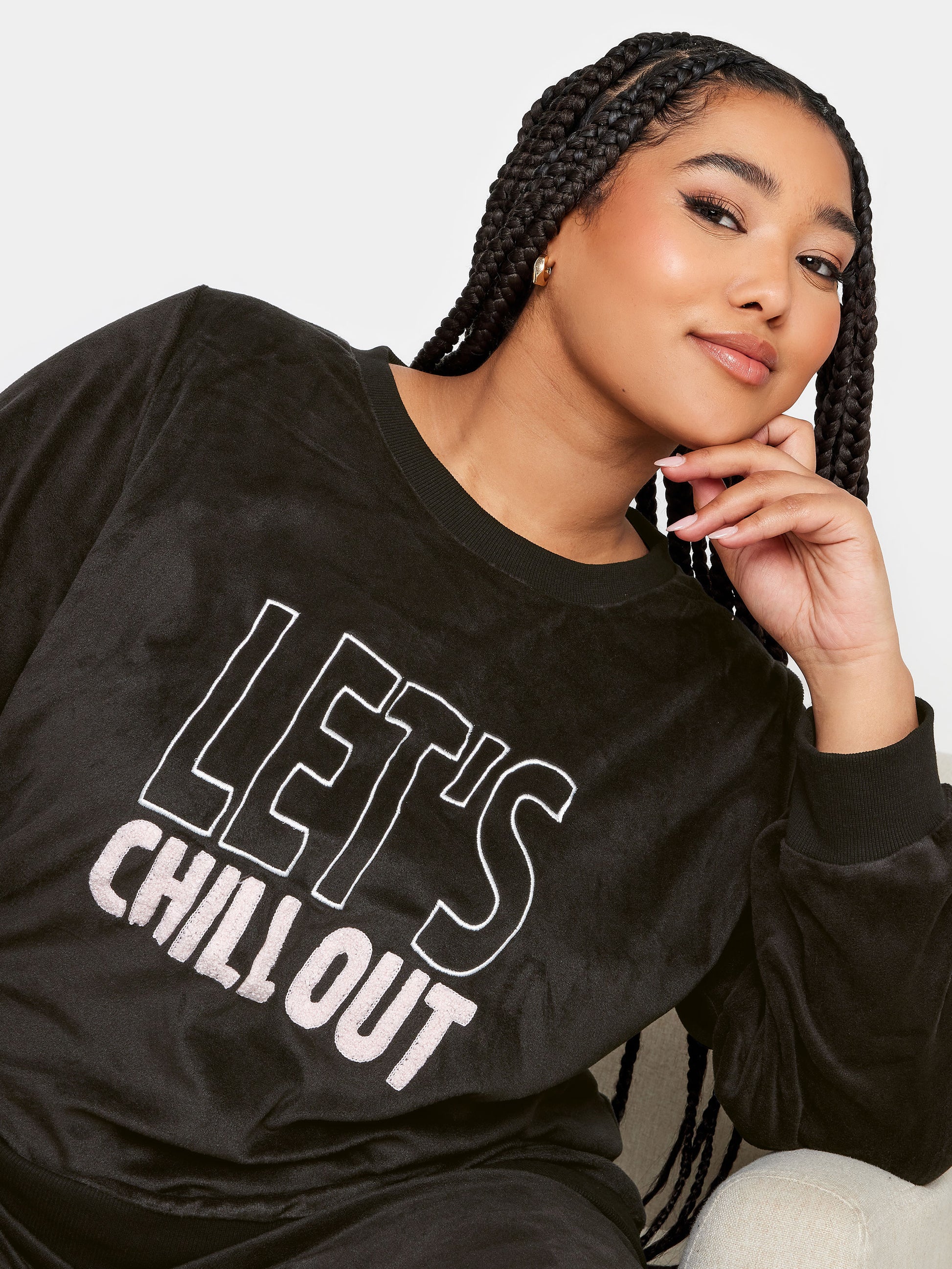 YoLETS CHILL OUT FLEECE LOUNGE SET