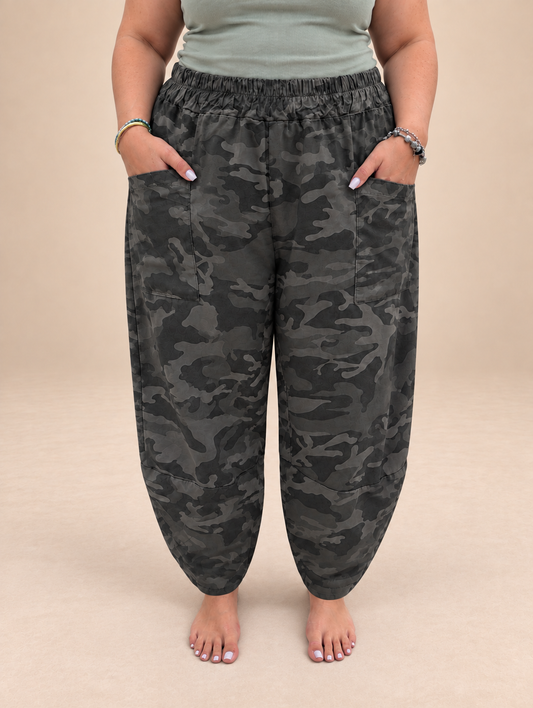 Update Ballonbukser med Camouflage Print