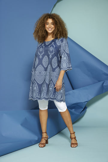 Tunika med 3/4 lange ermer