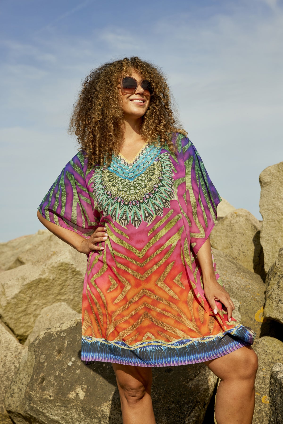 Strandkjole i plus size