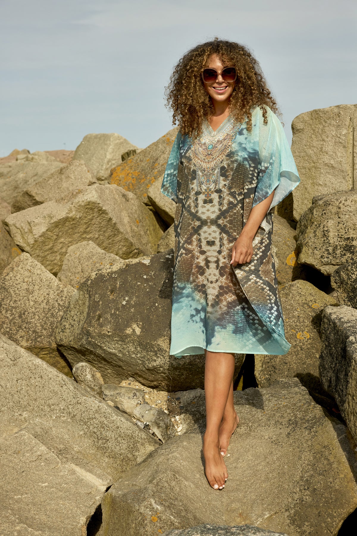 Strandkjole i plus size