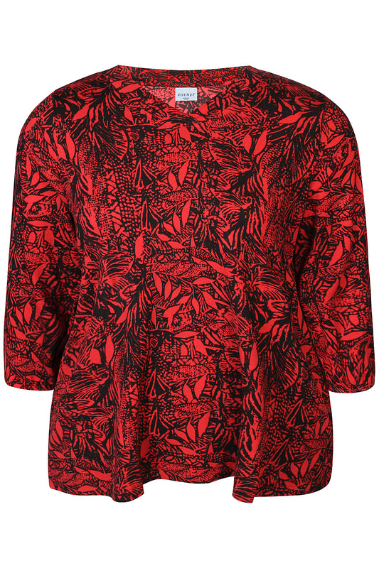 ZhSylva 897 - Bluse med 3/4 ermer