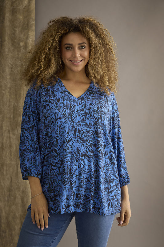 ZhSylva 897 - Bluse med 3/4 ermer