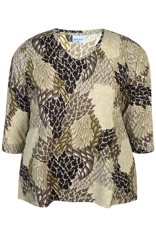 ZhAinsley 992 - Bluse med 3/4 ermer