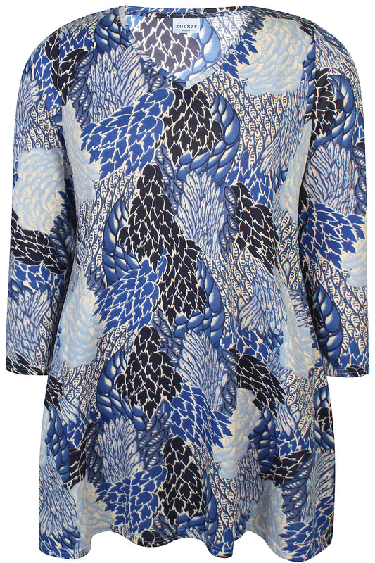 ZhAinsley 993 - Tunika med V-hals