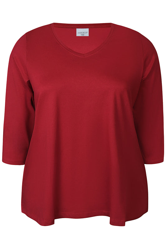 ZhAlberta 229 - T-skjorte med 3/4 ermer