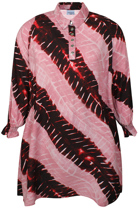 ZhSilk 1055 - Kjole med lange ermer