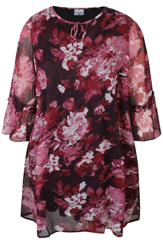 ZhToya 1120 - Tunika med trompetermer