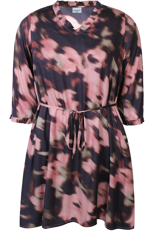 ZhVera 1132 - Kjole med 3/4 ærmer