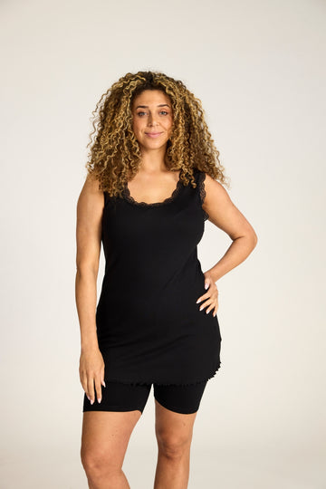 ZhRib Top Lace - Topp med Blonde