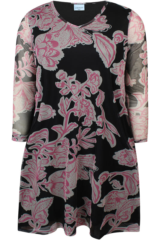 ZhAdley 1174 - Mesh Kjole