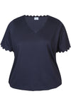 ZhCarla 1251 - T-shirt med tungekant