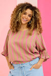 ZhJanis 1383 - Bluse med Striber