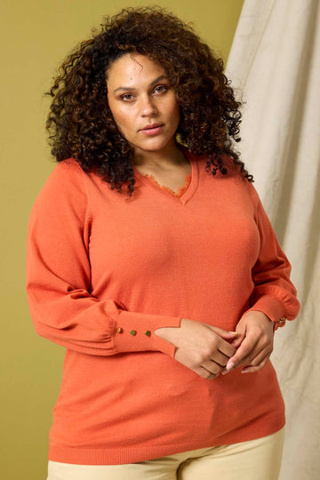 ZhKogle 1421 - V-hals Pullover