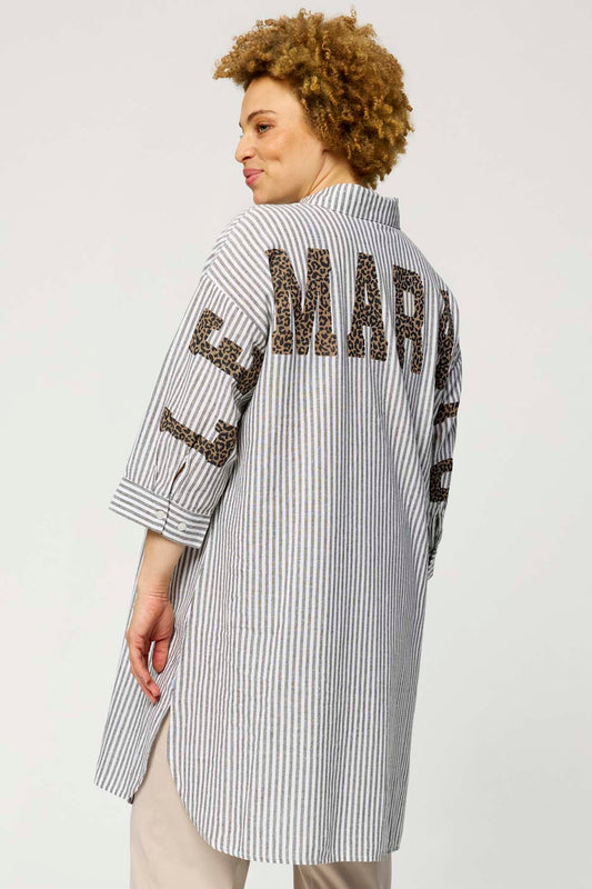 ZhMabel 1569 - Stripet skjorte